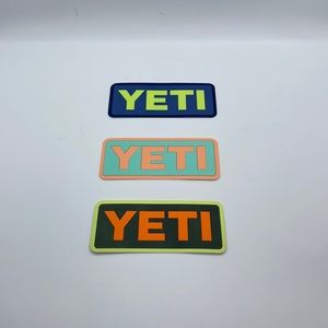 3 Yeti Stickers